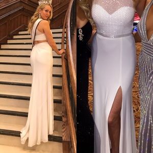 Sherri Hill with leg slit